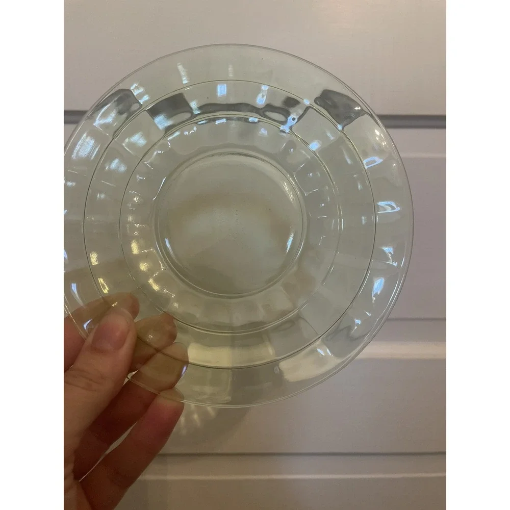 Vintage Anchor Hocking Uranium Depression Glass‎ Plates 6.25